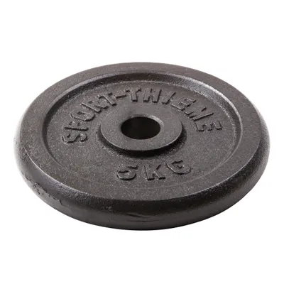 Produktbild von Sport-Thieme Hantelscheibe "Gusseisen", 5 kg