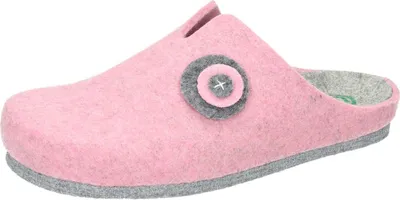 Produktbild von Dr. Brinkmann Damen Hausschuh Pantoffel Wollfilz Applikation 320025, Größe:37 EU, Farbe:Pink