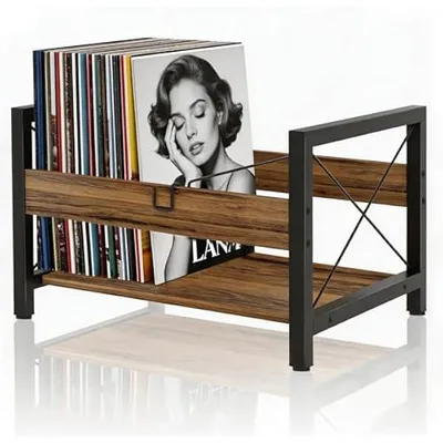 Produktbild von Schallplattenständer für 100 LPs Vinyls-7/10/12 Zoll, CDs und DVDs