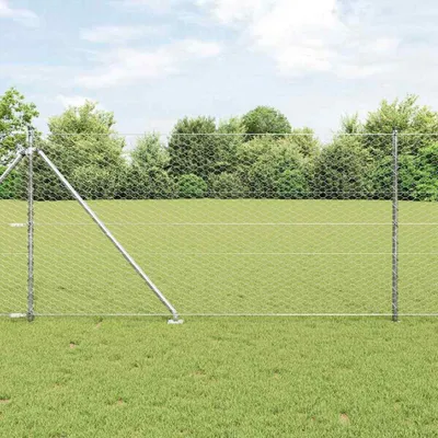 Produktbild von Maison Exclusive - Schweißdrahtzaun mit Spikes 25 x 1 m (B x H)