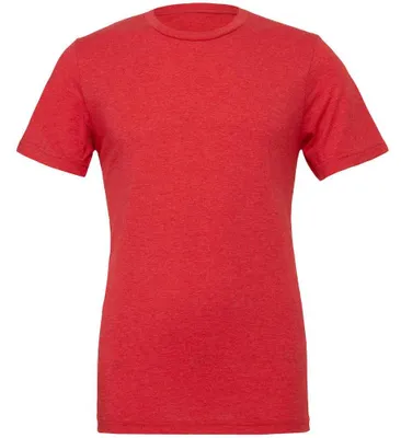 Produktbild von Canvas Triblend Herren T-Shirt mit Rundhalsausschnitt LT775 (XL) (Rot Triblend)