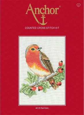 Produktbild von Anchor Kreuzstich-Set "Rotkehlchen", Zählmuster