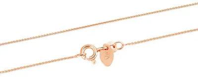 Image de Collier Beneto, chaîne en argent de 65 cm, de couleur bronze
