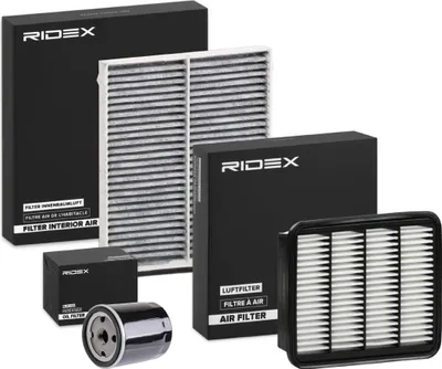 Produktbild von RIDEX Filterset Inspektionspaket Filtersatz für MAZDA CX-5 (KE, GH) 6 Kombi (GJ, GL) 3 Schrägheck (BM, BN) CX-5 (KF) 6 Limousine (GJ, GL)
