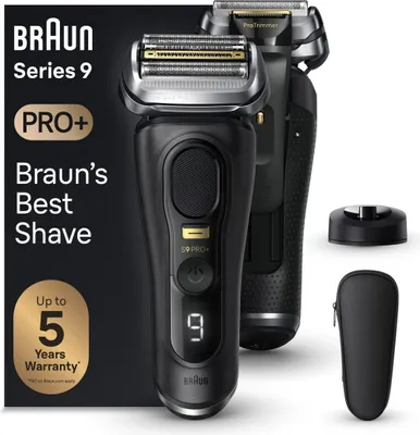 Zdjęcie produktu dla Braun Series 9 Pro+ 9510s Wet & Dry, Golarka foliowa, Czarny, Bateria, Litowo-jonowa (Li-Ion), 60 min, Pudełko