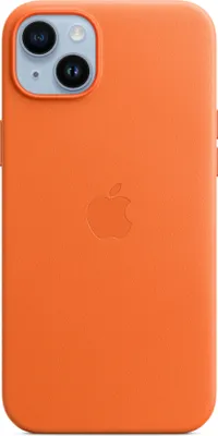 Zdjęcie produktu dla Apple iPhone 14 Plus Leather Case A2907 Orange Neu