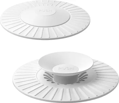 Produktbild von METALTEX 297558000 Universal Abfluss-Abdeckung Ø 11,3 x 1,5 cm aus Silikon / Spülen-Stopfen / Spülenzubehör