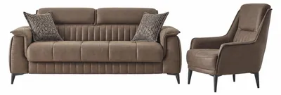 Produktbild von Sofa Set Regina, Braun Stellvariante 2+1