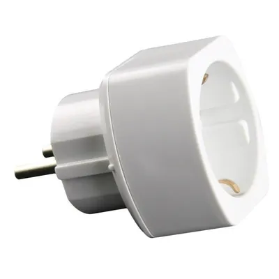 Image de Adaptateur EN M / F blanc Schuko