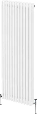 Zdjęcie produktu dla Tradycyjny grzejnik 3-kolumnowy - 1800 x 562 mm - Biały