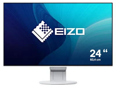 Produktbild von EIZO FlexScan EV2451-WT, 60,5 cm (23.8"), 1920 x 1080 Pixel, Full HD, LED, 5 ms, Weiß