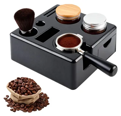 Obrázek produktu pro Omgoods - Přístroj pro utlačování kávy (tamper) o průměru 58 mm s protiskluzovou základnou