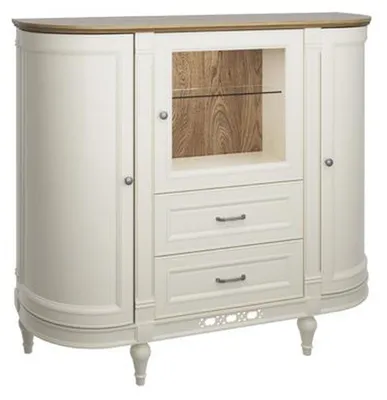 Produktbild von Klassische Kommode Kommoden Schrank Holz Schränke Wohnzimmer Anrichte Vitrine