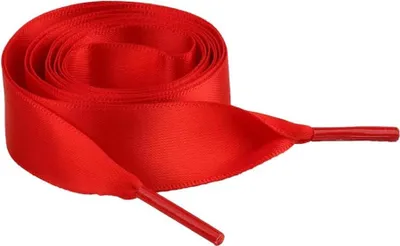 Satin Schnürsenkel - Rot - Länge 120 cm