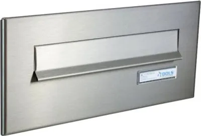 Produktbild von CD-16 Edelstahl Briefkasten Frontplatte (160x310 mm)