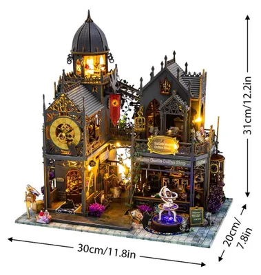 Image de 2Kids Toys : Mini-maison de poupée, château Huoluo