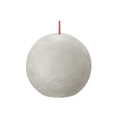 Immagine prodotto di BOLSIUS Kugelkerze Rustiko Shine ø8cm sandgrau