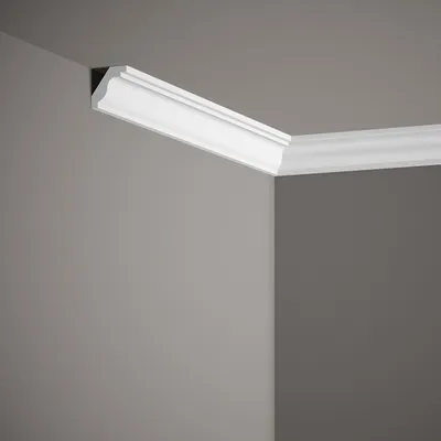 Produktbild von Mardom Deckenleiste MDB135 Profoam 35 x 28 x 2000 mm Weiß Stuckleiste Dezent