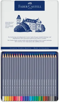 Immagine prodotto di FABER-CASTELL Aqua.pencil Goldfaber Aqua 24-metal case