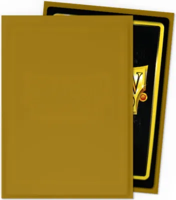 Produktbild von Dragon Shield Standard Sleeves - Gold (100 Sleeves)