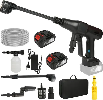 Produktbild von Elektrische Wasserpistole, 3500W Leistung, 200 BAR maximaler Druck, Schwarze 2 Batterie, Elektrisch, EU