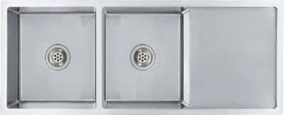 Image de vidaXL Évier de cuisine fait main en acier inoxydable