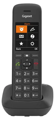 Produktbild von Gigaset C575, DECT-Telefon, Kabelloses Mobilteil, Freisprecheinrichtung, 200 Eintragungen, Anrufer-Identifikation, Schwarz