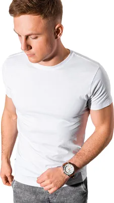 Immagine prodotto di Ombre Clothing T-shirt da uomo a maniche corte Elis bianco XXL