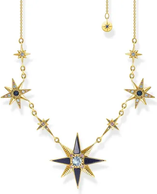 Thomas Sabo KE2118-963-7-L45v Damen-Collier Royalty Sterne Goldfarben 1
