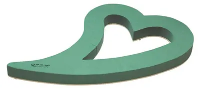 Produktbild von OASIS® BIOLINE® Swing Herz offen 80 x 50 x 5,5 cm – Frischblumen-Steckschaum
