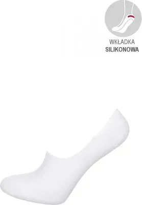 Zdjęcie produktu dla Microstopki bawełniane 0576, Kolor Biały, Rozmiar 42-44