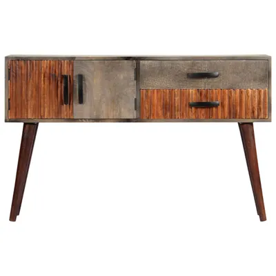 Immagine prodotto di vidaXL Tavolino da salotto Grigio 120 x 35 x 75 cm in legno massello di mango