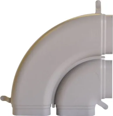 Produktbild von Zehnder Doppelkanalbogen CK 300 H 90 Grad horizontal