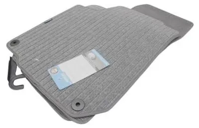Image de Tapis de sol en velours pour VW Golf 4 / Bora / Coccinelle (1998–2003) – couleur grise