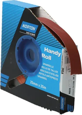 Produktbild von Saint Gobain Norton Clipper Sparrolle R222 25 mmx25 m P240