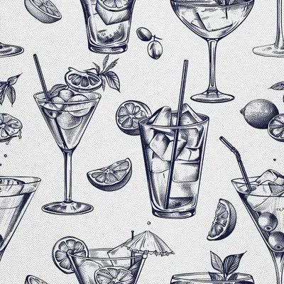 Immagine prodotto di OUTDOOR DECOSTOFFE OXFORD - Motivo cocktail | DX8586