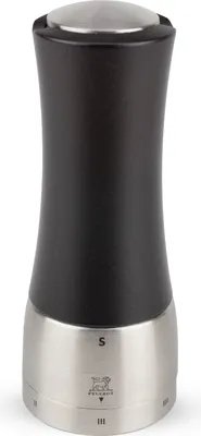 Produktbild von PEUGEOT Salzmühle MADRAS 16cm Buchenholz Edelstahl Schoko Zirkonia-Mahlwerk