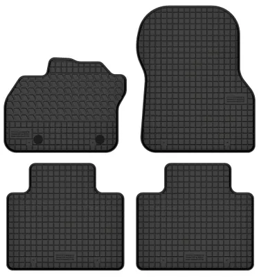 Image de Tapis de sol en caoutchouc pour Renault Zoe 2012-2024 (hayon) – 4 pièces, noirs, sur mesure