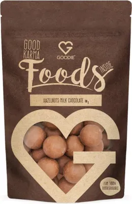 Obrázek produktu pro Goodie Lískové ořechy v mléčně čokoládě 80 g