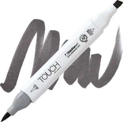 Imagen del producto de Lija fina TOUCH de doble cara, Brush & Chisel, color gris cálido (WG8)