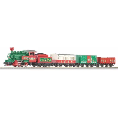 Image de Piko 57081 Coffret de départ avec ballast Train de Noël Locomotive à vapeur avec tender