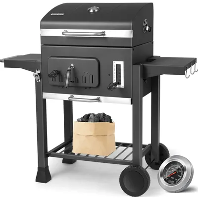 Produktbild von Gusseiserner Grill – Holzkohlegrill – Grill – Außengrill – Grillofen – Langlebiger Gusseisen