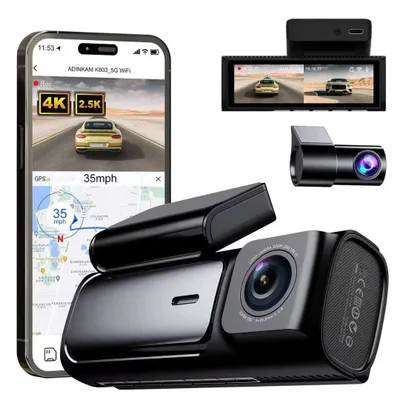 Produktbild von GOLDSTERN-TECH K803 DriveVision Dashcam Dual 4K+2.5K, GPS, 5 GHz WLAN, Parkmodus, IPS-Display