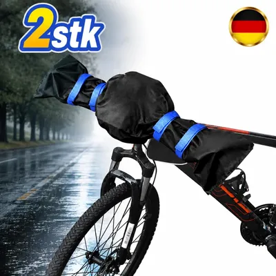 Productafbeelding van Waterdichte hoesjes voor stuur, 2 stuks. Beschermhoes voor elektrische fietsen en fietsen, accessoire