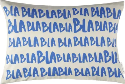 Produktbild von Tom Tailor Zierkissenhülle ohne Füllung Blabla Farbe blau Größe 40x60