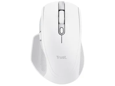 Obrázok produktu pre Trust Ozaa+, Pravoruké, Optický, RF Wireless + Bluetooth, 3200 DPI, Biela