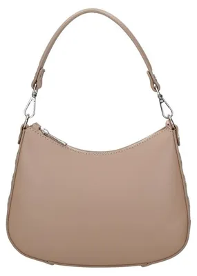 Immagine prodotto di Borsa a spalla da donna in vera pelle, effetto ruga, con tracolla regolabile, prodotta in Italia
