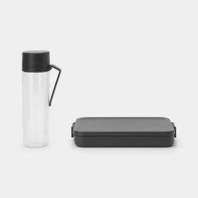 Obrázek produktu pro Brabantia Make & Take Lunch box set 1100 L Plastic Grey, transparentní 2 ks