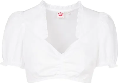 Produktbild von Gallen Dirndlbluse Trachtenbluse Trachtenmode, Größe:46, Farbe:Weiß