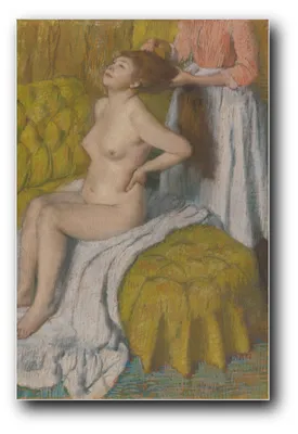 Immagine prodotto di Stampa artistica "Donna che si pettina" di Edgar Degas – 40 x 60 cm – non incorniciata